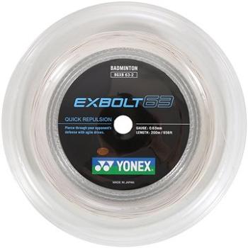 Yonex EXBOLT 63, 0,63 mm, 200 m,WHITE (4550086945512)