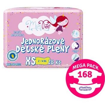 MonPeri Klasik Mega Pack veľkosť XS (168 ks)