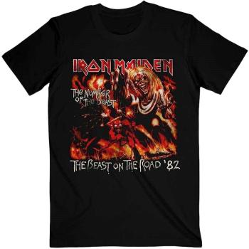 Iron Maiden Tričko Number Of The Beast The Beast On The Road Vintage Unisex Black M