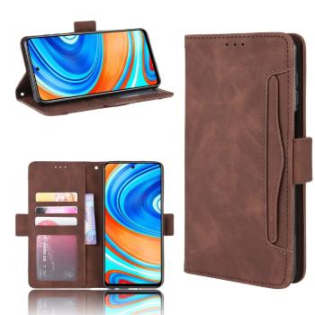 SLOT Peňaženkový obal pre Xiaomi Redmi Note 9S / Note 9 Pro hnedý