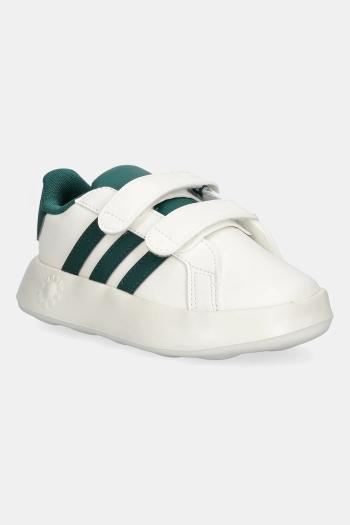 Detské tenisky adidas GRAND COURT 2.0 béžová farba, JQ7996