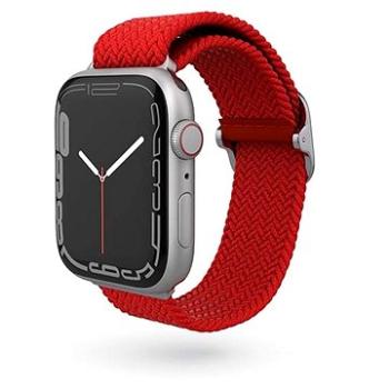 Epico textilný pletený remienok na Apple Watch 42/44/45 mm – červený (63418141400001)
