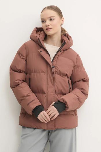 Bunda Superdry dámska, hnedá farba, zimná, W5011728A-2TP