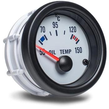 Auto Gauge - ukazatel teploty oleje, bílý (AGTOTW-12C)