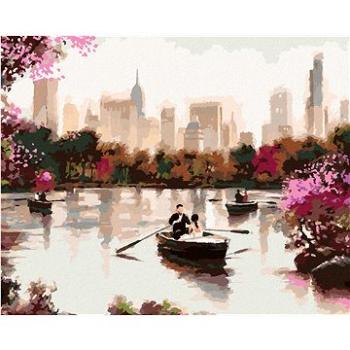 Maľovanie podľa čísel - Pár na loďke v New Yorku (Richard Macneil) (HRAbz33141nad)