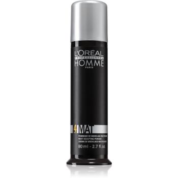 L’Oréal Professionnel Homme 4 Force Mat modelovacia pasta pre matný vzhľad 80 ml