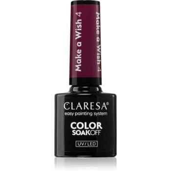 Claresa SoakOff UV/LED Color Make a Wish gélový lak na nechty odtieň 4 5 g