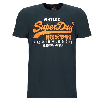 Superdry  VL DUO TEE  Tričká s krátkym rukávom Námornícka modrá