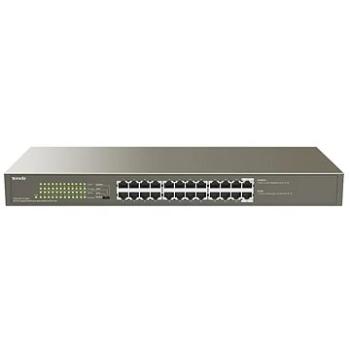 Tenda TEG1124P-24 – 250 W PoE AT Gigabit Switch 225 W, VLAN, Rackmount (TEG1124P-24-250W)