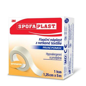 3M™ SPOFAPLAST 731 Fixačná náplasť z netkanej textílie 12,5 mm x 5 m 1 kus