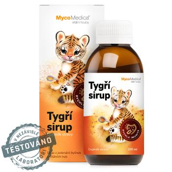 MycoMedica Tigrie sirup 200 ml + tetovačky ZADARMO