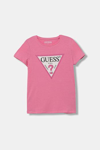 Detské tričko Guess ružová farba, J2YI51 K6YW1