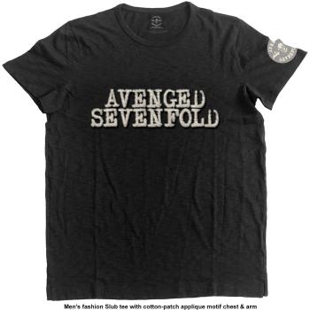 Avenged Sevenfold A7X tričko Logo & Death Bat  one_size