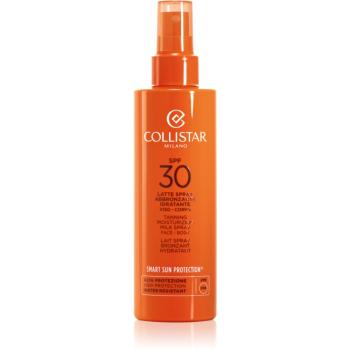 Collistar Smart Sun Protection Tanning Moisturizing Milk Spray SPF 30 ochranné opaľovacie mlieko v spreji SPF 30 200 ml