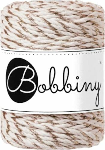 Bobbiny 3PLY Macrame Rope 3 mm 50 m Champagne Twist Špagát