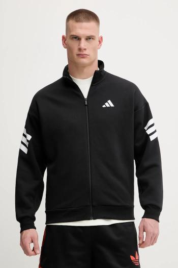 Mikina adidas Future Icons čierna farba, s potlačou, JD4885