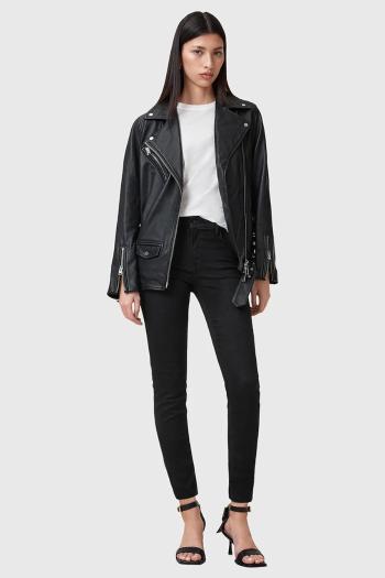 Bavlnené rifle AllSaints MILLER dámske, stredne vysoký pás, W082EC