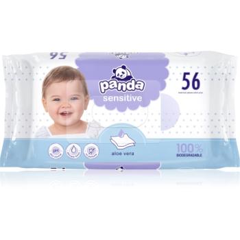 Bella Baby Happy Panda Sensitive vlhčené obrúsky pre deti 56 ks