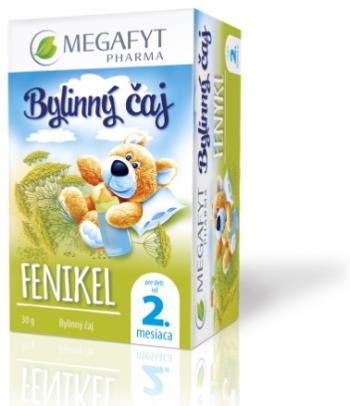 MEGAFYT Bylinný čaj FENIKEL pre deti od 2. mesiaca vrecúška 20 x 1.5 g