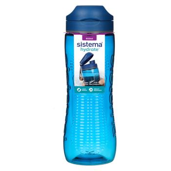 SISTEMA Hydrate Fľaša Active Flip Top so slamkou modrá 800 ml