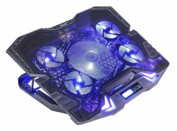 EVOLVEO Ania 5, chladiaci podstavec pre notebook, modré podsvietenie