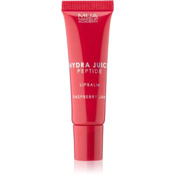 MUA Makeup Academy Hydra-Juice Peptide hydratačný balzam na pery pre lesk vône Raspberry Jam 10 ml