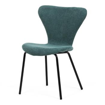 Jedálenská stolička Autronic 53x79 cm modrá látka CT-S8010 BLUE2