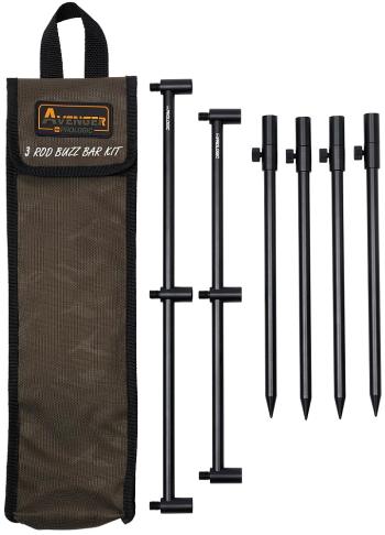 Prologic set vidličiek a hrázd avenger rod buzz bar kits carrycase 3