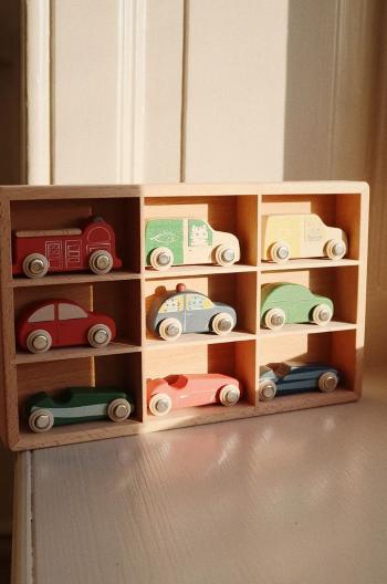 Sada autíčok na hranie Konges Sløjd WOODEN MINI CARS FSC KS101744