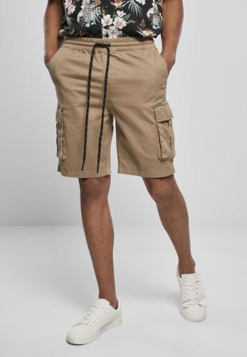 Urban Classics Drawstring Cargo Shorts darksand - XL