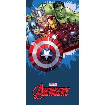 Jerry Fabrics Detská osuška s potlačou - Avengers blue | 70 x 140 cm