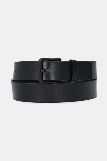 Kožený opasok Calvin Klein čierna farba, LV04G7032G