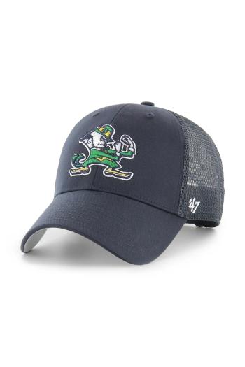 Bavlnená šiltovka 47 brand NCAA Notre Dame tmavomodrá farba, s nášivkou, C-BRANS1100CTP-NY