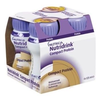 NUTRIDRINK Compact protein s príchuťou mocca 4 x 125 ml