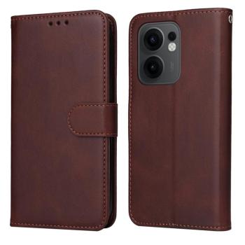 SMOOTH Peňaženkové puzdro pre Oppo Reno13 F 5G hnedé