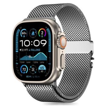 Tech-Protect Milano remienok na Apple Watch 44/45/46/49mm, silver