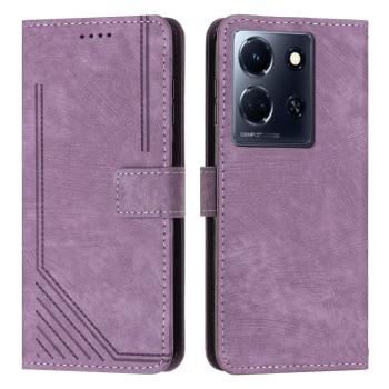 STRIPE Peňaženkové puzdro s remienkom Infinix Note 30 / Note 30 5G fialové