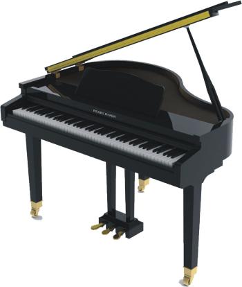 Pearl River GP 1100 Digitálne grand piano Black