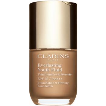 Clarins Everlasting Youth Fluid rozjasňujúci make-up SPF 15 odtieň 114 Cappuccino 30 ml