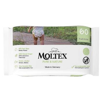 MOLTEX Pure & Nature EKO vlhčené obrúsky na báze vody 60 ks