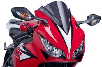 Motor plexi PUIG RACING sötét füstszínű, HONDA CBR 1000 RR Fireblade (2012-2016) modellekhez