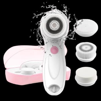TOUCHBEAUTY 0759A Čistící kartáč na pleť 3v1 růžový