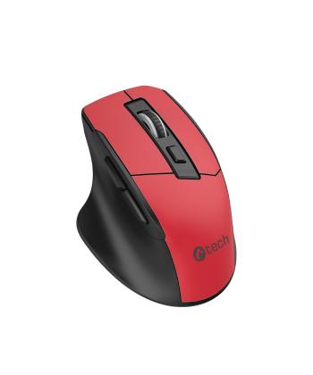 Myš C-TECH Ergo WM-05, 1600DPI, 6 tlačítek, USB, bordo