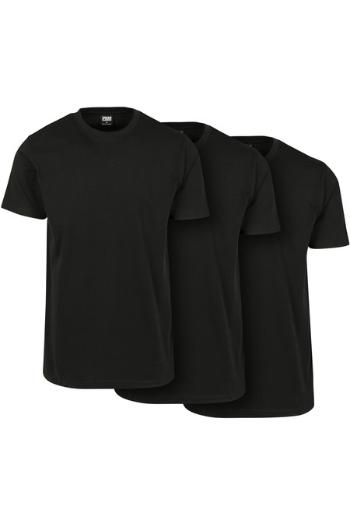 Urban Classics Basic Tee 3-Pack black/black/black - XXL