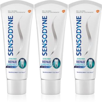 Sensodyne Repair & Protect Extra Fresh zubná pasta na ochranu zubov a ďasien 3x75 ml