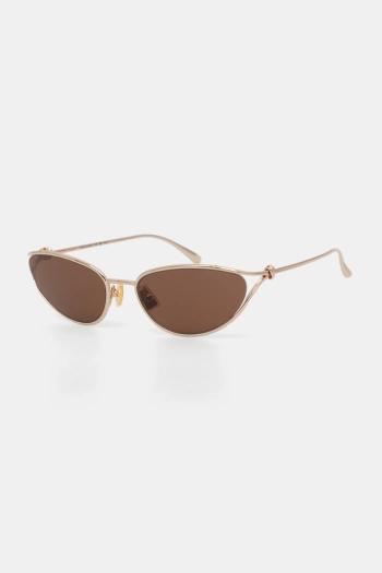 Slnečné okuliare Bottega Veneta dámske, zlatá farba, BV1330S