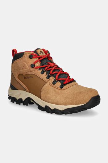 Topánky Columbia Newton Ridge Plus II pánske, hnedá farba