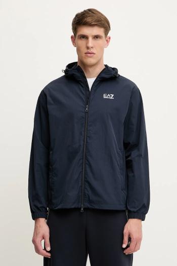 Bunda EA7 Emporio Armani tmavomodrá farba, prechodná, AF13190.7M000211