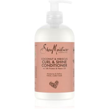 Shea Moisture Coconut & Hibiscus Curl & Shine kondicionér pre vlnité a kučeravé vlasy 384 ml