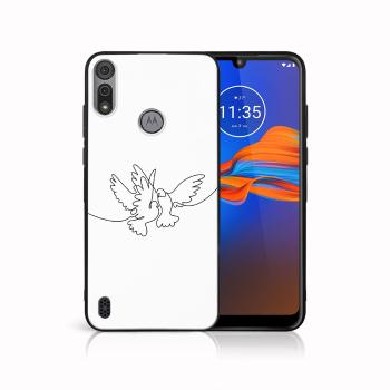 MY ART Silikónový kryt Motorola Moto E6s DOVE (031)